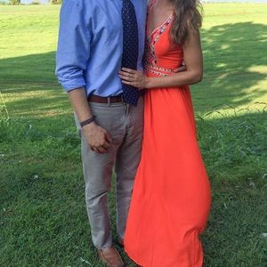 Embroidered Maxi Dress